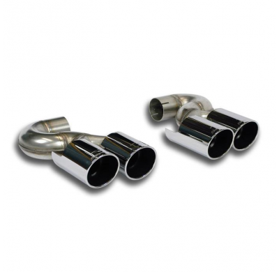 Colas De Escape Derecha-Izquierda Oo90 (Para Paragolpes Modelo M) - Bmw F16 X6 M50d Xdrive 2014 -> Supersprint