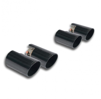 Colas De Escape Derecha-Izquierda "Negras" - Oo90  - Bmw F80 M3 Competition (450 Hp - Models With Opf) 2018 -> (With Valve) Supe