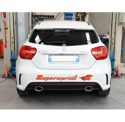 Colas De Escape Derecha-Izquierda  145x95 - Mercedes W176 a 220 Cdi 4-Matic (2143cc Diesel, 177 Cv) 2014 -> Supersprint