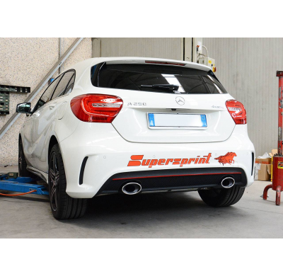 Colas De Escape Derecha-Izquierda  145x95 - Mercedes W176 a 220 Cdi 4-Matic (2143cc Diesel, 177 Cv) 2014 -> Supersprint