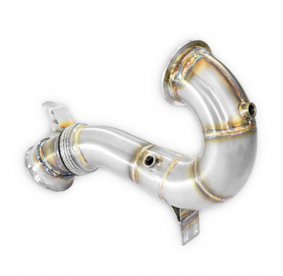 Tubo de escape descendente (Reemplazar el convertidor catalítico) Sistema 100% de acero inoxidable (también compatible con model
