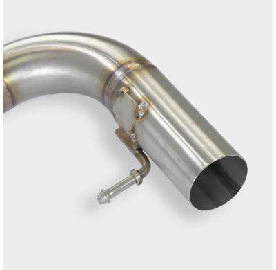 Kit de tubo delantero (conserva los catalizadores secundarios de fábrica) Sistema de doble tubo para el silenciador trasero Stoc