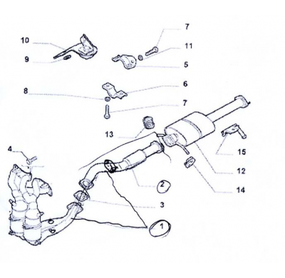 Colectores 4-2-1 100% Acero Inox - Alfa Romeo 156 1.6i  16v Twin Spark (Sedan + Sport Wagon) '97 -> '00 Supersprint