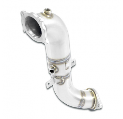 Tubo de bajada (sustituye al catalizador) Tubo de bajada 100% acero inoxidable ALFA ROMEO STELVIO Sprint / Veloce 2.0i Turbo Q4