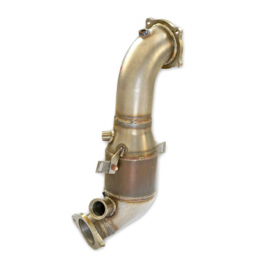 Downpipe + catalizador metalico 100CPSI Tubo de escape descendente 100% acero inoxidable - (Elimina el filtro de partículas de g