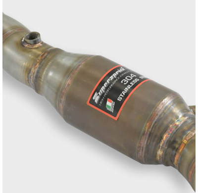 Downpipe derecho + catalizador metalico Sistema 100% de acero inoxidable AUDI A6 RS6 QUATTRO (Sedan + Avant) 4.2i V8 Turbo (450