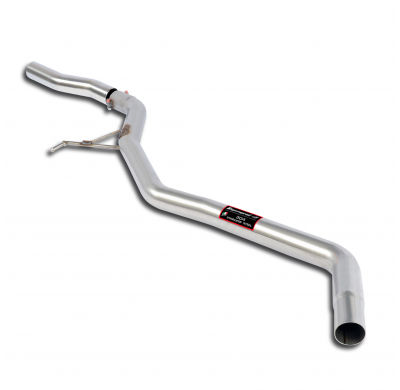 Tubo Central + Kit Sujeción  (Reemplaza Escape Central Oem) - Audi A4 B8 Allroad 2.0 Tfsi (211 Cv) '09 ->'11 Supersprint