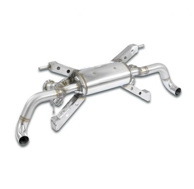 Rear exhaust con válvulas Right - Left (Deletes the stock, secondary catalytics - fits to the stock endpipes)-14,0 Kg Sistema 10
