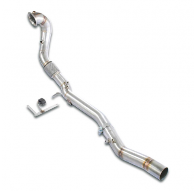 Kit de tubo de bajada del turbo (sustitución del catalizador) Sistema 100% de acero inoxidable, sobredimensionado Ø76 mm - Elimi