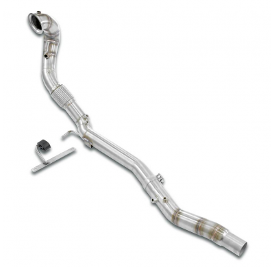 Turbo downpipe kit (Reemplaza catalizador, Deletes GPF) Downpipe kit para sistema de escape OEM, Ø76 mm - Ø65 mm - Elimina el f