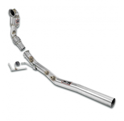 Turbo downpipe kit + Catalizador metalico WRC 100 CPSI ALTERNATIVA: - Downpipe kit para sistema de escape OEM - (Elimina el filt