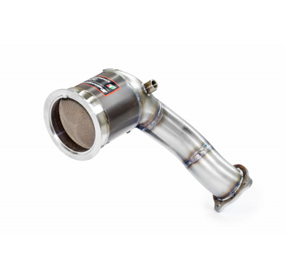 Downpipe izquierdo con catalizador metalico(Left Hand Drive / Right Hand Drive) Tubo de escape descendente + convertidor catalít