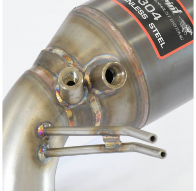 Downpipe derecho con catalizador metalico(Left Hand Drive / Right Hand Drive) Tubo de escape descendente + convertidor catalític