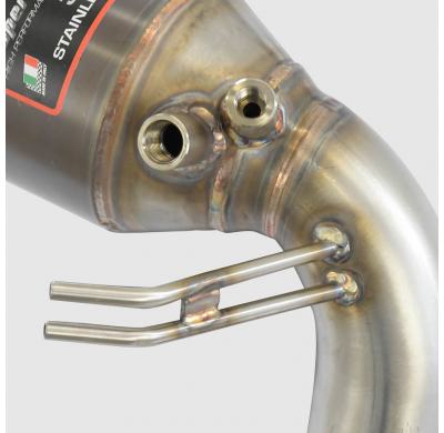 Downpipe izquierdo con catalizador metalico(Left Hand Drive / Right Hand Drive) Tubo de escape descendente + convertidor catalít