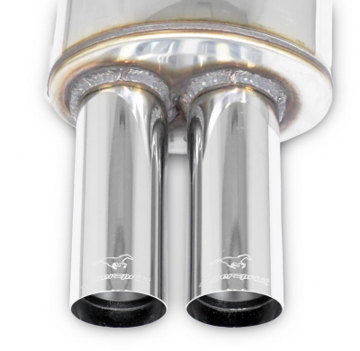 Silencioso trasero OO70 Sistema completo 100% Acero Inox 2 x Ø45mm BMW E30 325i / 325ix (Sedan - Coupè -Touring - Cabrio) '85  -