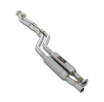 Resonador + delantero "X-Pipe" Sistema 100% de acero inoxidable, 2 x Ø45 mm BMW E30 325is Kat (Sedan - Coupè - Cabrio) '87 -> '9
