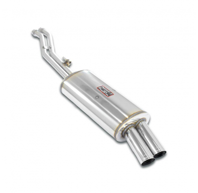 Rear exhaust OO76 Sistema de escape trasero 100% de acero inoxidable - Con homologación CEE BMW E30 325e (Sedan - Coupè - Euro M