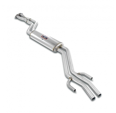 Silencioso central + "X-Pipe" Sistema 100% de acero inoxidable BMW E30 M3 2.3L -1985 -> 1992 Silencioso central + "X-Pipe" CON H