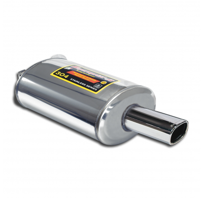 Escape Trasero 95x75 (Para Paragolpes Oem) - Bmw E39 Touring 520i / 523i '96 -> 8/'98 (Modelo Con Doble Oem Kat.) Supersprin