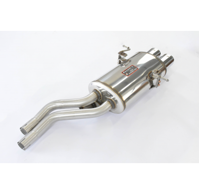 Silencioso trasero 100x75 ALTERNATIVA: Sistema "Cat.-Back" - Kit completo solamente BMW E46 330xi 4x4 (Sedan - Touring) ' 01 ->
