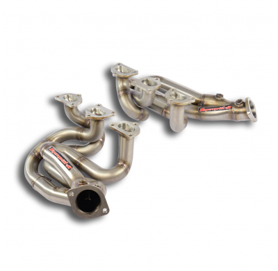 Colectores Derecho-Izquierdo (reemplaza catalizador) Sistema 100% de acero inoxidable 2 x Ø57 mm -> 2 x Ø50 mm PORSCHE 981 BOXST