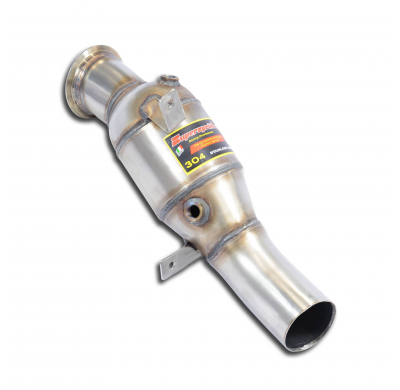 Downpipe kit + Catalizador metalico 100CPSI WRC Bajante turbo 100% Acero Inox BMW F07 GT 535i xDrive 2010 -> 2017 Downpipe kit +