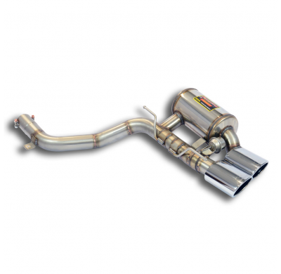 Recta trasera silenciosa con válvula Sistema 100% Acero Inox 2 x Ø70mm -> 2 x Ø65mm MASERATI Ghibli "Modena" 3.0i V6 (350 CV - m