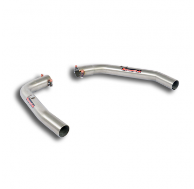 Kit colas de escape Derecha-Izquierda  Kit de escape trasero para difusor "CLA 45 AMG" - Reemplaza el silenciador trasero - Para