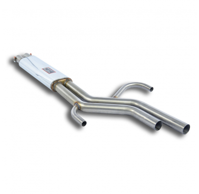 Silencioso central ALTERNATIVA:Central + silencioso trasero para colectores OEM Solo sistema completo BMW E24 635 CSi (M30) '77