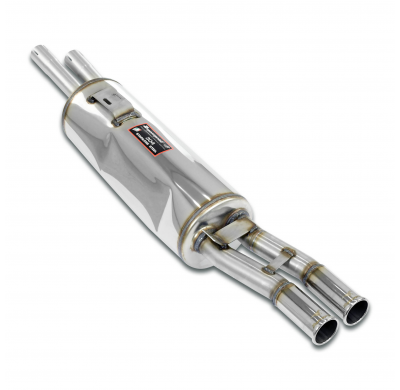 Silencioso trasero OO54 Sistema "Cat.-back" 100% acero inoxidable, sobredimensionado 2 x Ø50 mm - modelos de 1981 a 02/1987 - So