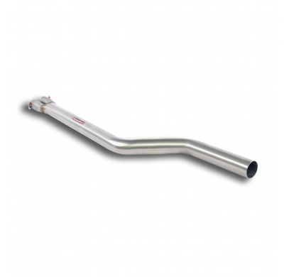 Tubo central Kit de silenciadores central y trasero para colector OEM - Solo kit completo BMW E12 - All models (M20, 2.3L / 2.5L