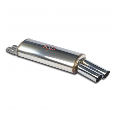 Silencioso trasero OO76 ALTERNATIVA: - Sistema 100% de acero inoxidable, 2 x Ø50 mm - Solo kit completo BMW E30 325i / 325ix (Se