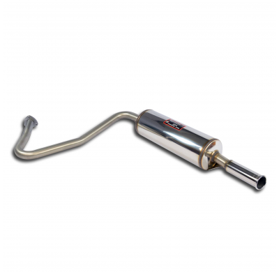 Silencioso trasero derecho O54 Sistema 100% de acero inoxidable, tamaño extragrande 2 x Ø50 mm BMW E21 - Todos los modelos (moto