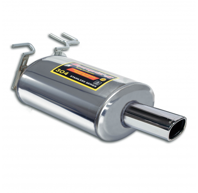 Silencioso trasero 95x75 (Para paragolpes OEM) Silencioso trasero para silencioso central OEM Solo sistema completo  BMW E39 Tou