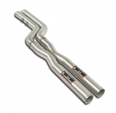 Kit de tubos delanteros "X-Pipe" Sistema 100% de acero inoxidable, 2 x Ø60 mm - Solo kit completo BMW E30 - S54 Motor conversion