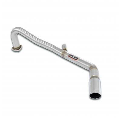 Tubo posterior O60(Anula silenciador original ) Sistema 100% de acero inoxidable - Para colector OEM ALFA ROMEO 1300 SPIDER Juni