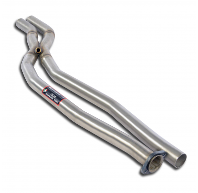 Tubo anterior "X-Pipe" Sistema 100% de acero inoxidable, tamaño extragrande 2 x Ø50 mm - Solo kit completo BMW E24 635 CSi (M30)