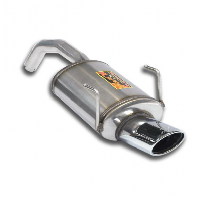 Escape Trasero 120x80 Acero 409 - Fiat 500 1.4i 16v ( Modelo Usa 101 Cv) '09 -> Supersprint