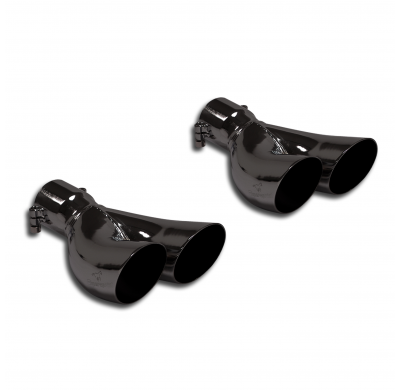 Colas De Escape Derecha-Izquierda Oo70 Negras - 595 Abarth 1.4t (145 Cv) 2015 -> Supersprint