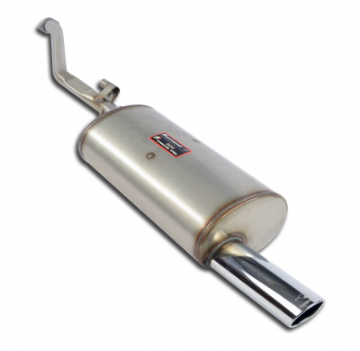 Tubo central + Silencioso trasero 90x70 Sistema "Cat.-Back" 100% de acero inoxidable BMW E30 318i (Motor M40) (Sedan - Coupè -To