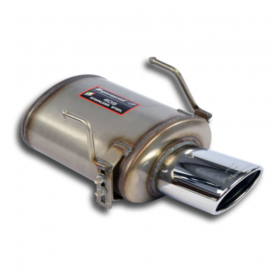 Escape Trasero 120x80 Acero 409 - Fiat 500 S 1.2i (69 Cv) 2011 -> Supersprint