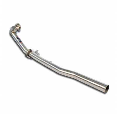 Downpipe kit  (Reemplaza catalizador) Sistema "Racing" 100% de acero inoxidable. Diámetro extragrande de 80 mm para el silenciad