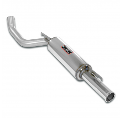 Silencioso trasero salida central Ø70 Sistema 100% de acero inoxidable Ø63,5 mm - Solo kit completo BMW 2002 -S14 engine convers