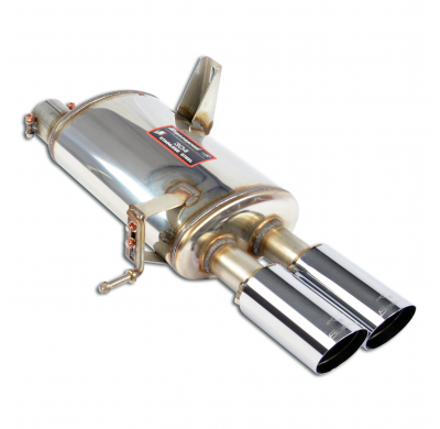 Silencioso trasero derecho "Racing" OO80 100% Stainless steel system, 2 x Ø70mm -> 2 x Ø65mm - Full kit only BMW E92 Coupè (S85