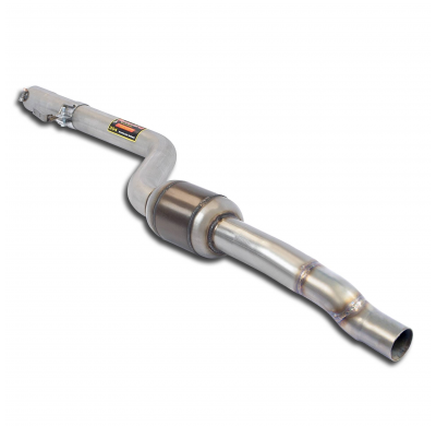 Catalizador metalico delantero derecho Sistema 100% de acero inoxidable, sobredimensionado 2 x Ø70 mm para el sistema de escape