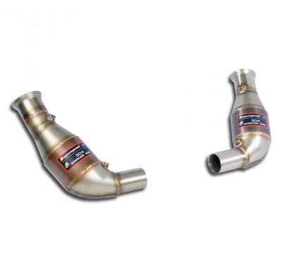 Catalizador metalico delantero Derecho-Izquierdo WRC Sistema de escape "Motorsport" sobredimensionado 100% acero inoxidable - Cu