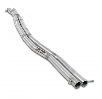 X-Pipe + Centre pipes Sistema 100% de acero inoxidable, 2 x Ø54 mm OPEL KADETT C GTE 2.0i 16v Gr.4 X-Pipe + Centre pipes SIN HOM