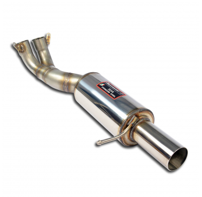 Silencioso trasero O70 Sistema 100% de acero inoxidable, 2 x Ø54 mm OPEL KADETT C GTE 2.0i 16v Gr.4 Silencioso trasero O70 SIN H