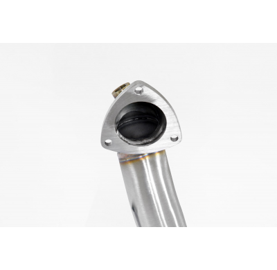 Turbo downpipe kit (Reemplaza catalizador OEM)(Replaces OEM catalytic converter) Kit de tubo de escape descendente 100% acero in