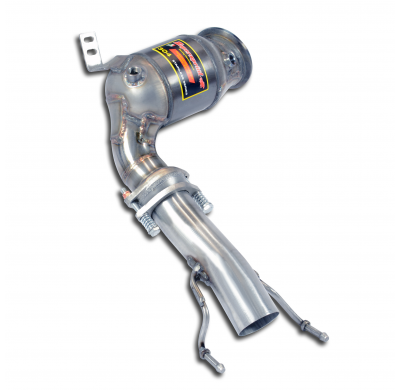 Turbo Downpipe Kit Con Catalizador Metalico - Bmw F46 218i Gran Tourer 1.5t (Motor B38 - 136 Cv) 2015 -> Supersprint